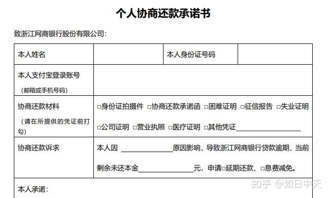 网商贷协商还款申请流程详解