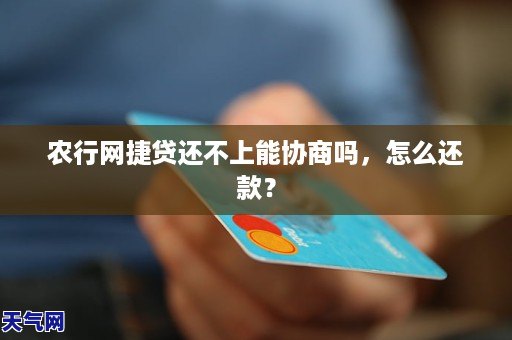 农行网捷贷逾期怎么协商还款