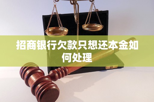 深圳招商银行欠款怎么处理