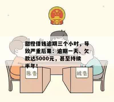 甜橙借钱逾期三个月应该怎么办