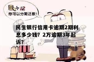 民生银行信用卡二次逾期会怎么处理