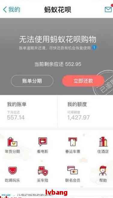 花呗欠款1万多逾期半年了怎么解决