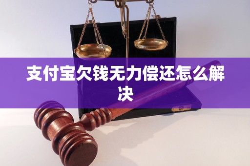 支付宝无力偿还咋办解决方法及注意事项