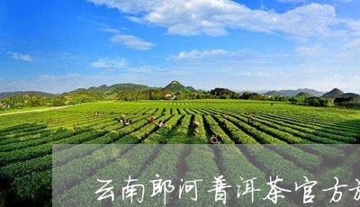 '郎河普洱茶官方旗舰店电话地址查询'