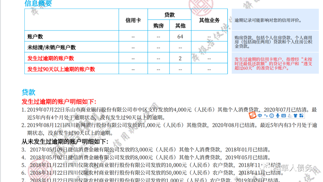 信息收到广发信用卡逾期