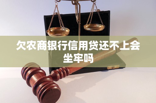 欠银行贷款还不上会坐牢吗如何解决