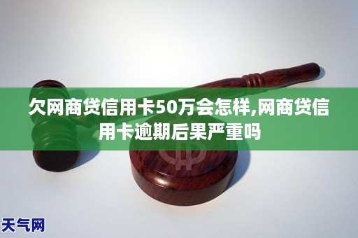 网商贷多张信用卡欠50万怎么办