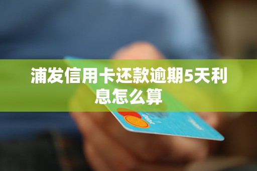 浦发信用卡多久算逾期