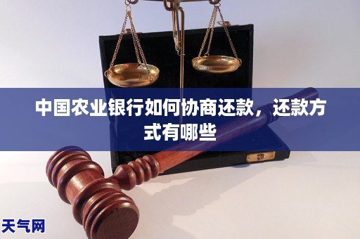 农业银行协商免息还款方案具体操作步骤