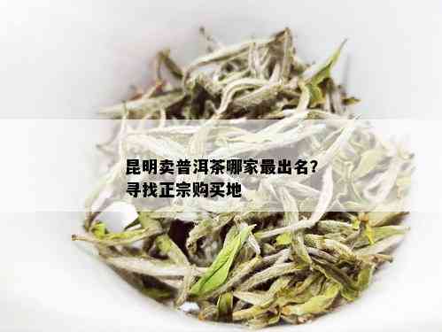 昆明普洱茶正宗购买地推荐，昆明哪里买普洱茶好？昆明哪里买到正宗普洱茶？