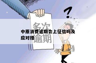 中原消费金融逾期上的后果及解决方法