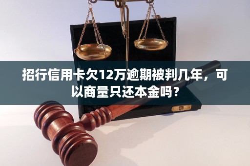 欠信用卡12万逾期半年以上应该怎么处理