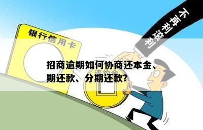 怎样和招行协商本金分期还款