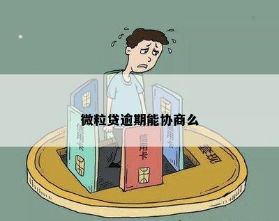 微立贷逾期还本金可以协商吗