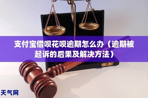 支付宝借呗逾期被起诉的后果是什么