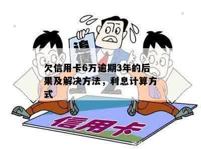 信用卡欠款超过6万元会有什么后果