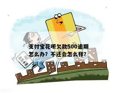 支付宝花呗欠了500不还怎么办