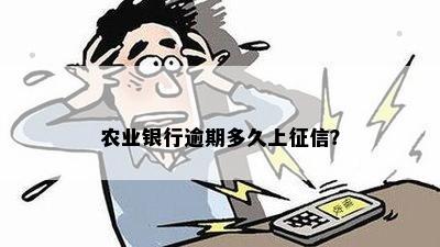 农行逾期几天会被上个人吗