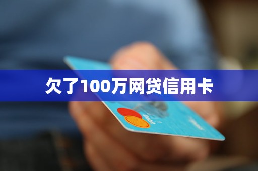 欠消费贷100万