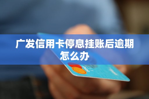 广发信用卡停息挂账协商怎么办理