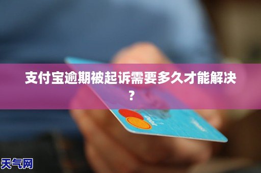 支付宝逾期多久必须被起诉的相关规定是什么