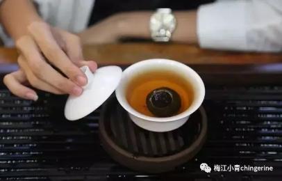 小青柑普洱茶：口感对比与陈皮的独特魅力