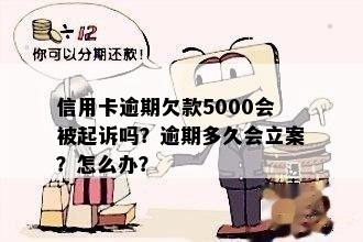 欠信用卡5000能立案吗怎么解决