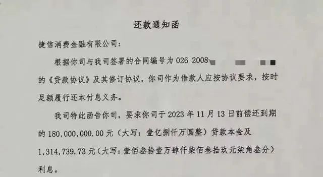 达飞发短信要求协商还款的事实通报