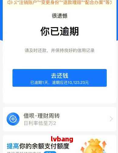 原支付宝逾期了新支付宝怎么办