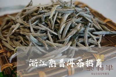 衢州熟普洱茶渠道加盟条件