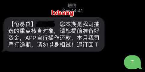 网贷逾期如何处理蚂蚁金服短信