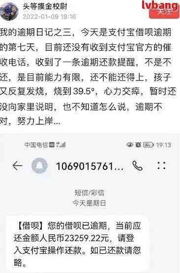 支付宝1万元逾期两个月后会发生什么