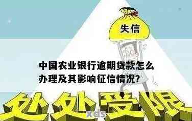 新县农业银行贷款逾期怎么办处理方法