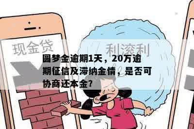 圆梦金逾期8万怎么办