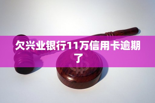 兴业信用卡逾期47万怎么办