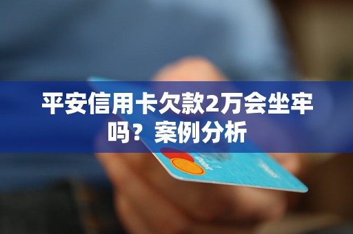 平安信用卡欠款2万会被判坐牢吗