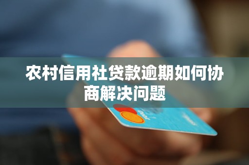 广西农村信用社严重逾期怎么办