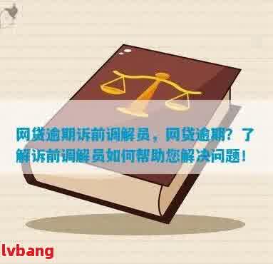 网贷逾期会有诉前调解吗需要注意什么