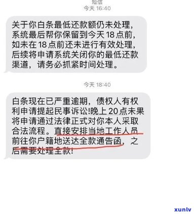 欠白条逾期会怎么处理