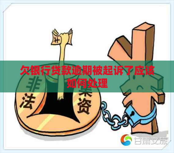 金融贷款被银行起诉应该如何处理