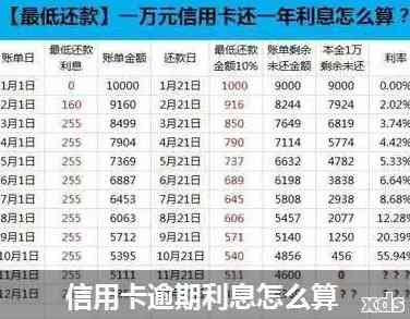 信用卡逾期4个月利息怎么算