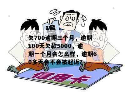 5000逾期会怎样