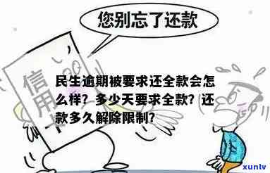 民贷逾期一天要全额