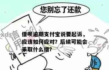 支付宝逾期多久会起诉后要怎么处理