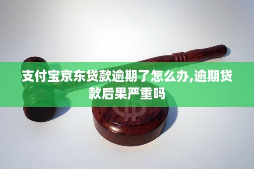 支付宝京东借款逾期怎么处理