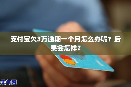 支付宝欠钱逾期三个月怎么办