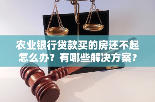 农业银行贷款还不起会怎么处理