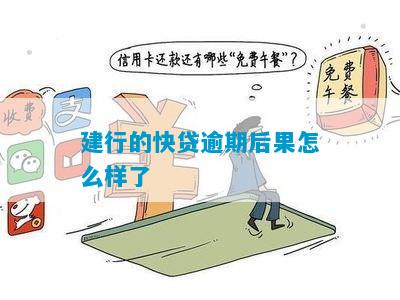 建行快贷逾期没还会怎么样后果是什么