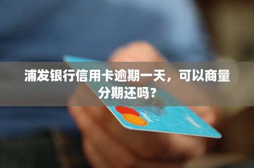 浦发信用卡二次分期后逾期怎么处理