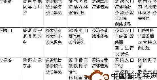 勐海普洱茶的风味与鉴：全面解析其特点口感